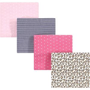 imageHudson Baby Unisex Baby Cotton Flannel Receiving Blankets Sweet Bakery One SizeLeopard