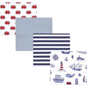 imageHudson Baby Unisex Baby Cotton Flannel Receiving Blankets Sweet Bakery One SizeLighthouse