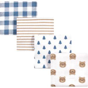 imageHudson Baby Unisex Baby Cotton Flannel Receiving Blankets Sweet Bakery One SizeLittle Bear