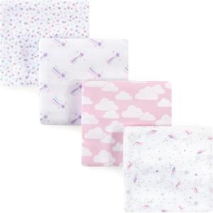 imageHudson Baby Unisex Baby Cotton Flannel Receiving Blankets Sweet Bakery One SizeMagical Unicorn