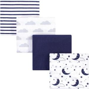 imageHudson Baby Unisex Baby Cotton Flannel Receiving Blankets Sweet Bakery One SizeMoon