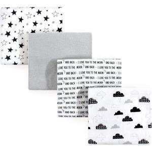 imageHudson Baby Unisex Baby Cotton Flannel Receiving Blankets Sweet Bakery One SizeMoon and Back