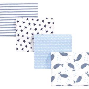 imageHudson Baby Unisex Baby Cotton Flannel Receiving Blankets Sweet Bakery One SizeNarwhal