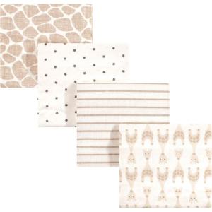 imageHudson Baby Unisex Baby Cotton Flannel Receiving Blankets Sweet Bakery One SizeNeutral Giraffe
