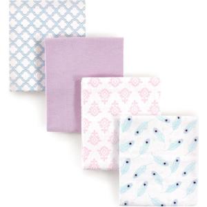 imageHudson Baby Unisex Baby Cotton Flannel Receiving Blankets Sweet Bakery One SizePeacock