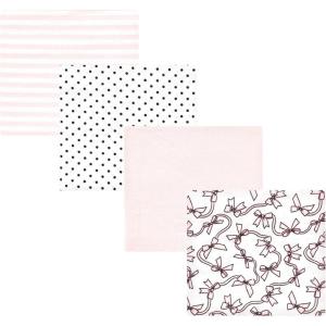 imageHudson Baby Unisex Baby Cotton Flannel Receiving Blankets Sweet Bakery One SizePink Bows
