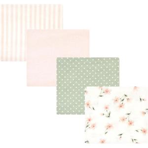 imageHudson Baby Unisex Baby Cotton Flannel Receiving Blankets Sweet Bakery One SizePink Dainty Floral