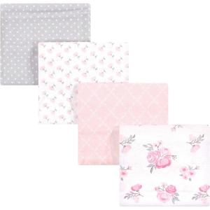 imageHudson Baby Unisex Baby Cotton Flannel Receiving Blankets Sweet Bakery One SizePink Floral