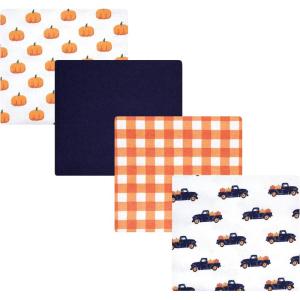 imageHudson Baby Unisex Baby Cotton Flannel Receiving Blankets Sweet Bakery One SizePumpkin
