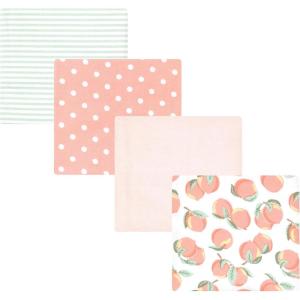imageHudson Baby Unisex Baby Cotton Flannel Receiving Blankets Sweet Bakery One SizeSweet Peach