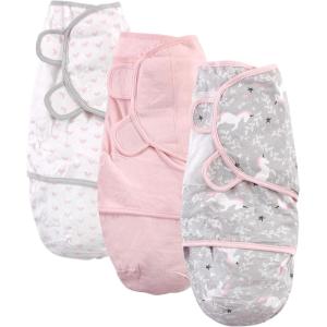 imageHudson Baby Unisex Baby Cotton Swaddle WrapGray Unicorn