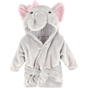 imageHudson Baby Unisex Baby babygirls babyboys Plush Pool and Beach Robe CoverupsPretty Elephant