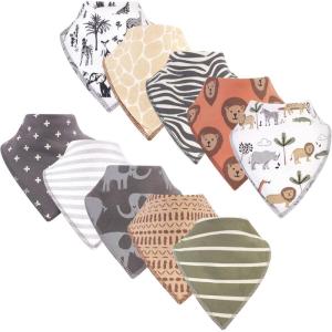 imageHudson Baby Unisex BabyCushioned Strap CoversSafari