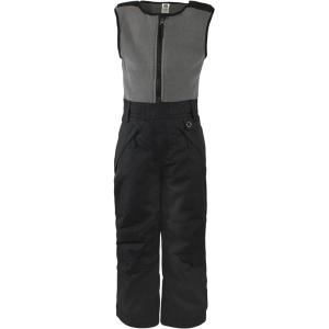 imageHudson Baby unisexbaby Snow Bib OverallsOverallsBlack Charcoal