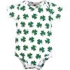 imageHudson Baby Unisex Baby Holiday Cotton BodysuitsGreen