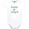 imageHudson Baby Unisex Baby Holiday Cotton BodysuitsGreen