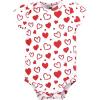 imageHudson Baby Unisex Baby Holiday Cotton BodysuitsRed