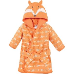 imageHudson Baby Unisex Baby Cotton Rich BathrobeFox