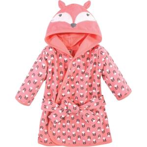 imageHudson Baby Unisex Baby Cotton Rich BathrobeGirl Fox