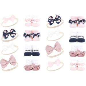 imageLuvable Friends Unisex Baby Silicone BibsBlue Blush Floral