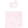 imageHudson Baby Unisex Baby Gown Swaddle Blanket and Cap or Headband 06 MonthsDaddy Hearts