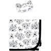 imageHudson Baby Unisex Baby Gown Swaddle Blanket and Cap or Headband 06 MonthsPrincess