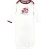 imageHudson Baby Unisex Baby Gown Swaddle Blanket and Cap or Headband 06 MonthsRose