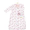 imageHudson Baby Unisex Baby Long Sleeve Plush Faux Fur Sleeping Bag Wearable BlanketModern Rainbow