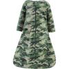 imageHudson Baby Unisex Baby Long Sleeve Plush Faux Fur Sleeping Bag Wearable BlanketCamo