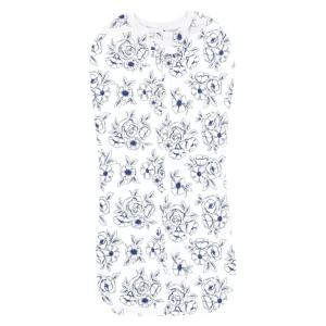 imageHudson Baby Infant Girl Sleep Pod Rose 02 MonthsBlue Toile