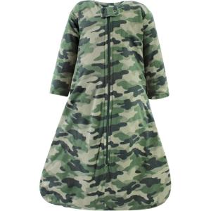 imageHudson Baby Unisex Baby Long Sleeve Plush Faux Fur Sleeping Bag Wearable BlanketCamo