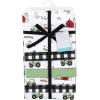imageHudson Baby Unisex Baby Cotton Flannel Receiving Blankets Bundle Mustache Hat One SizeBoy Farm