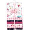 imageHudson Baby Unisex Baby Cotton Flannel Receiving Blankets Bundle Mustache Hat One SizeButterfly Floral