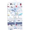 imageHudson Baby Unisex Baby Cotton Flannel Receiving Blankets Bundle Mustache Hat One SizeCity Life