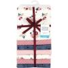 imageHudson Baby Unisex Baby Cotton Flannel Receiving Blankets Bundle Mustache Hat One SizeDusty Rose Floral