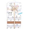 imageHudson Baby Unisex Baby Cotton Flannel Receiving Blankets Bundle Mustache Hat One SizeFarm World