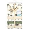 imageHudson Baby Unisex Baby Cotton Flannel Receiving Blankets Bundle Mustache Hat One SizeGoing on Safari