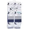 imageHudson Baby Unisex Baby Cotton Flannel Receiving Blankets Bundle Mustache Hat One SizeMoon