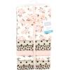 imageHudson Baby Unisex Baby Cotton Flannel Receiving Blankets Bundle Mustache Hat One SizeNeutral Pink Floral