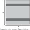 imageHudson Baby Unisex Baby Cotton Flannel Receiving Blankets Bundle Mustache Hat One SizePink Gray Elephant