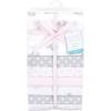 imageHudson Baby Unisex Baby Cotton Flannel Receiving Blankets Bundle Mustache Hat One SizePink Gray Elephant