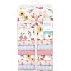 imageHudson Baby Unisex Baby Cotton Flannel Receiving Blankets Bundle Mustache Hat One SizeSoft Painted Floral