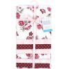 imageHudson Baby Unisex Baby Cotton Flannel Receiving Blankets Bundle Mustache Hat One SizeSweet Roses