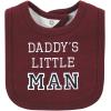 imageHudson Baby Unisex Baby Cotton Bodysuit Pant and Bib SetBoy Daddy