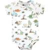 imageHudson Baby Unisex Baby Cotton Bodysuit Pant and Bib SetDinosaur Adventures