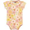 imageHudson Baby Unisex Baby Cotton Bodysuit Pant and Bib SetPeace Love Flowers