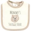 imageHudson Baby Unisex Baby Cotton Bodysuit Pant and Bib SetSnuggle Bear