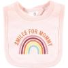 imageHudson Baby Unisex Baby Cotton Bodysuit Pant and Bib SetSunshine Rainbows
