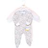 imageHudson Baby Unisex Baby Cotton Sleep and PlayOutline Floral Soft Pink