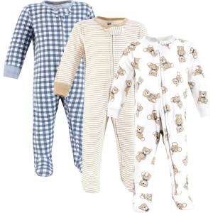imageHudson Baby Unisex Baby Cotton Sleep and PlayGentleman Bear